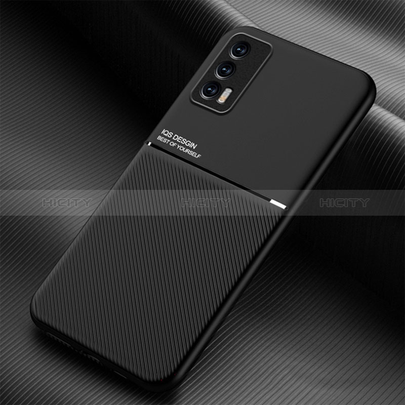 Coque Ultra Fine Silicone Souple Housse Etui avec Aimante Magnetique pour Vivo iQOO 7 India 5G Plus