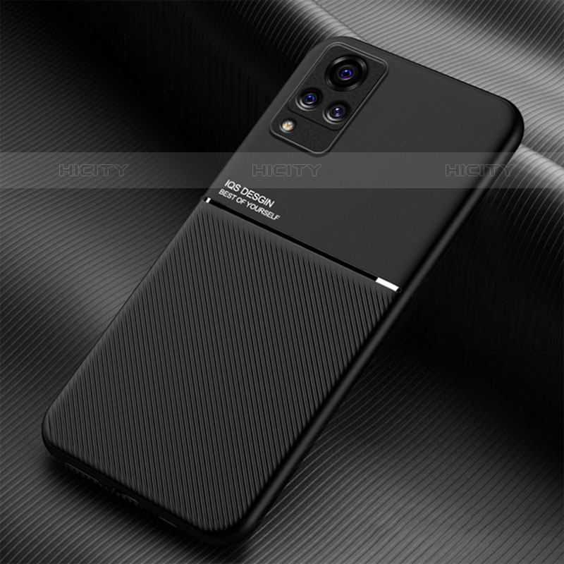 Coque Ultra Fine Silicone Souple Housse Etui avec Aimante Magnetique pour Vivo V21s 5G Plus