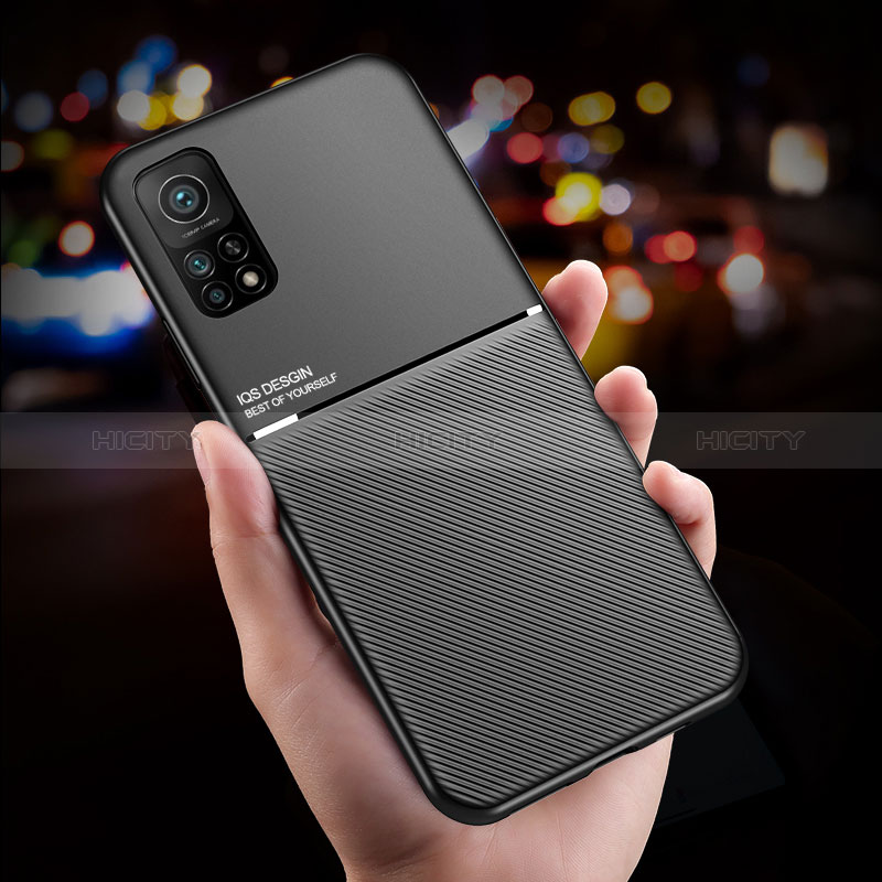 Coque Ultra Fine Silicone Souple Housse Etui avec Aimante Magnetique pour Xiaomi Mi 10T 5G Plus