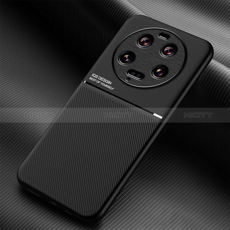 Coque Ultra Fine Silicone Souple Housse Etui avec Aimante Magnetique pour Xiaomi Mi 13 Ultra 5G Noir Plus