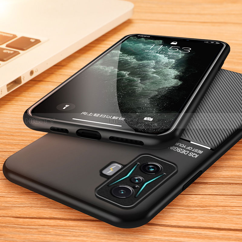 Coque Ultra Fine Silicone Souple Housse Etui avec Aimante Magnetique pour Xiaomi Poco F4 GT 5G Plus