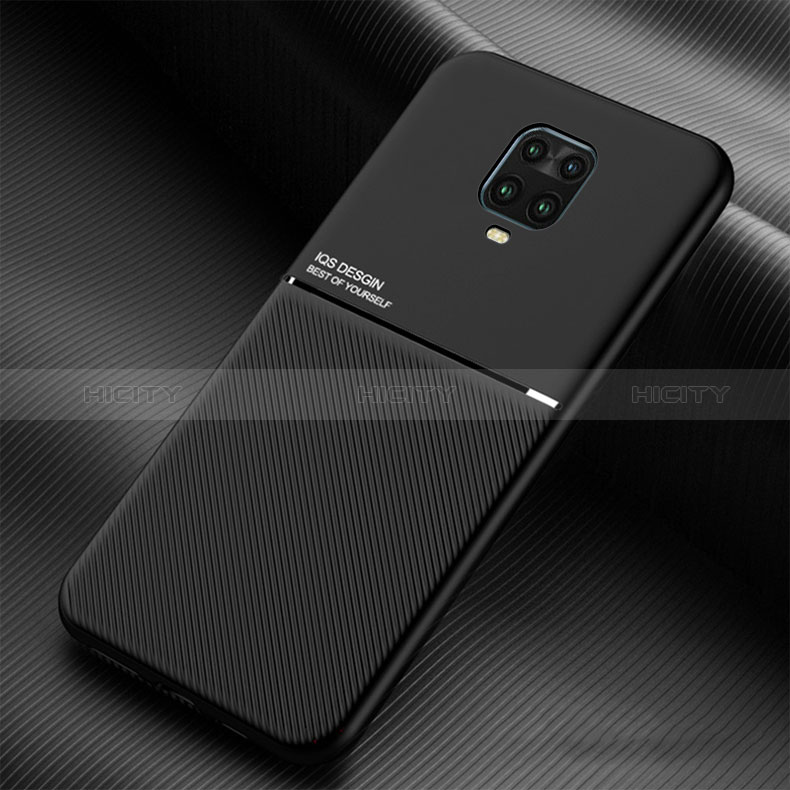 Coque Ultra Fine Silicone Souple Housse Etui avec Aimante Magnetique pour Xiaomi Poco M2 Pro Noir Plus