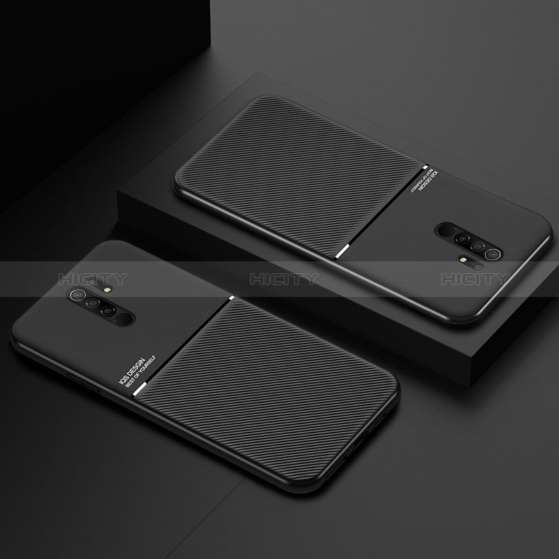 Coque Ultra Fine Silicone Souple Housse Etui avec Aimante Magnetique pour Xiaomi Redmi 9 Prime India Plus