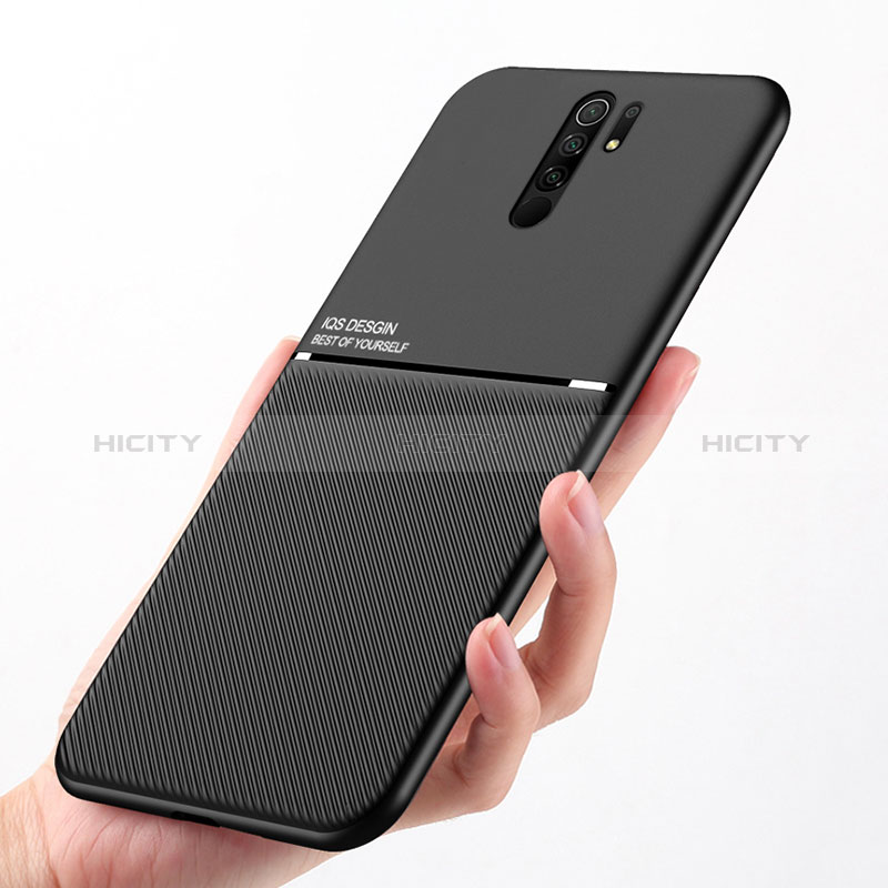 Coque Ultra Fine Silicone Souple Housse Etui avec Aimante Magnetique pour Xiaomi Redmi 9 Prime India Plus