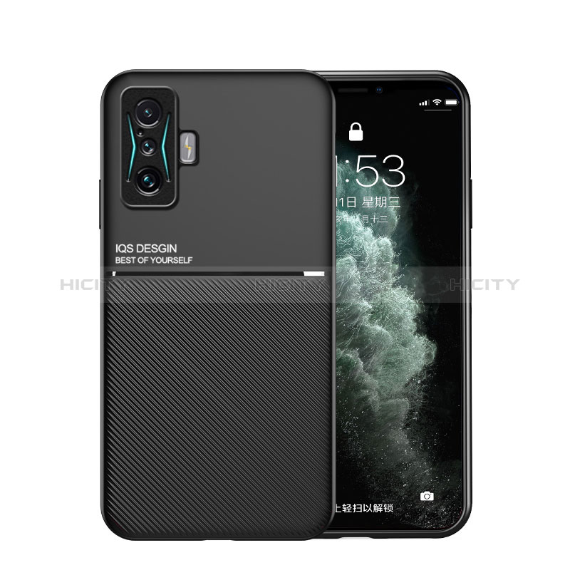 Coque Ultra Fine Silicone Souple Housse Etui avec Aimante Magnetique pour Xiaomi Redmi K50 Gaming 5G Plus