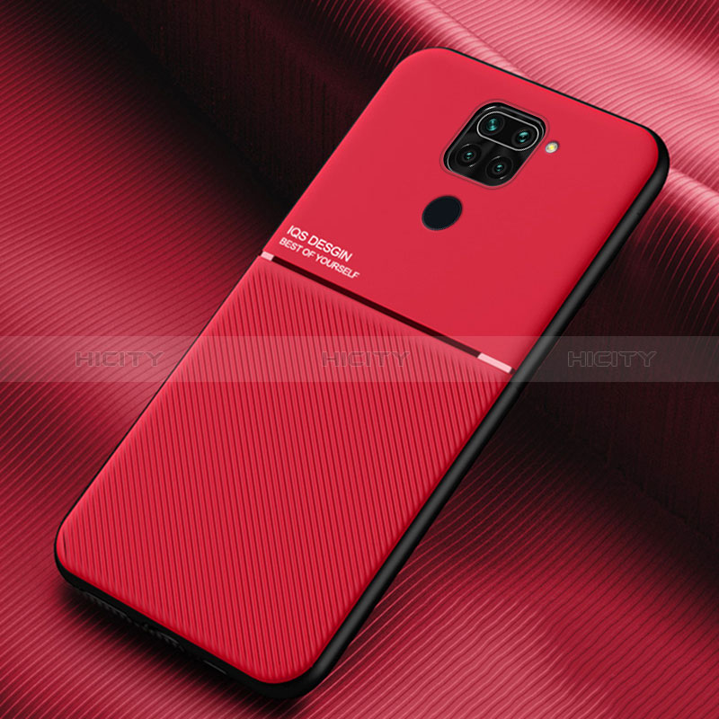 Coque Ultra Fine Silicone Souple Housse Etui avec Aimante Magnetique pour Xiaomi Redmi Note 9 Rouge Plus