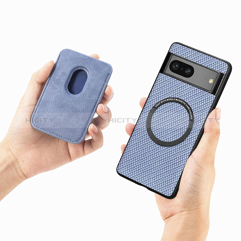 Coque Ultra Fine Silicone Souple Housse Etui avec Aimante Magnetique S01D pour Google Pixel 7 5G Plus