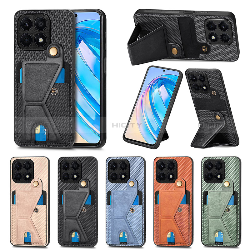 Coque Ultra Fine Silicone Souple Housse Etui avec Aimante Magnetique S01D pour Huawei Honor X8a 4G Plus