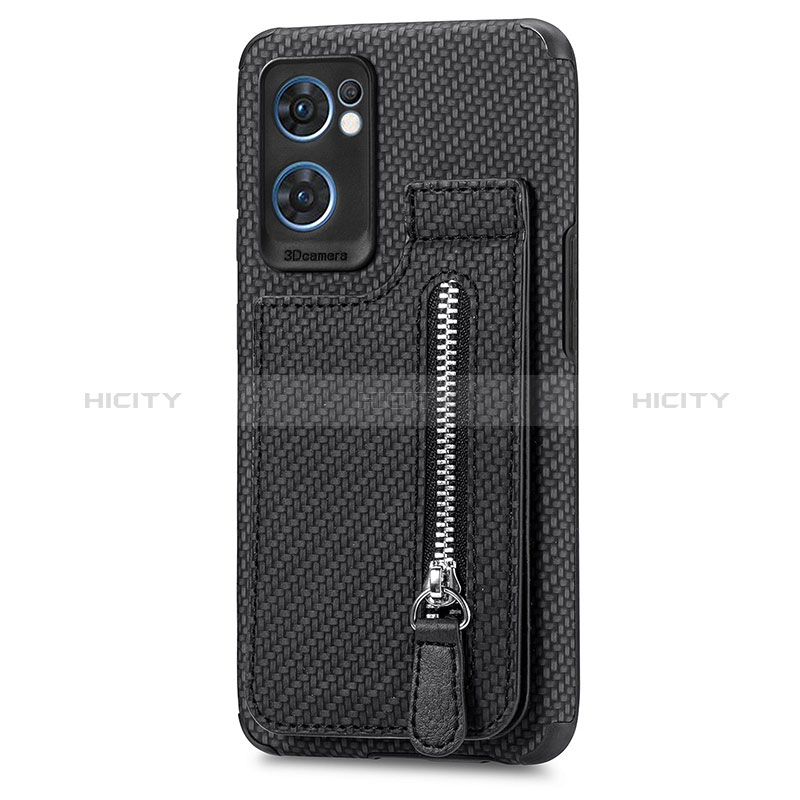 Coque Ultra Fine Silicone Souple Housse Etui avec Aimante Magnetique S01D pour OnePlus Nord CE 2 5G Noir Plus