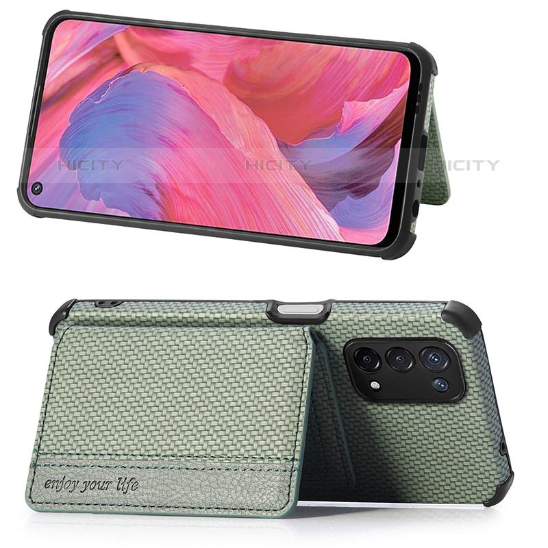 Coque Ultra Fine Silicone Souple Housse Etui avec Aimante Magnetique S01D pour Oppo A93 5G Plus