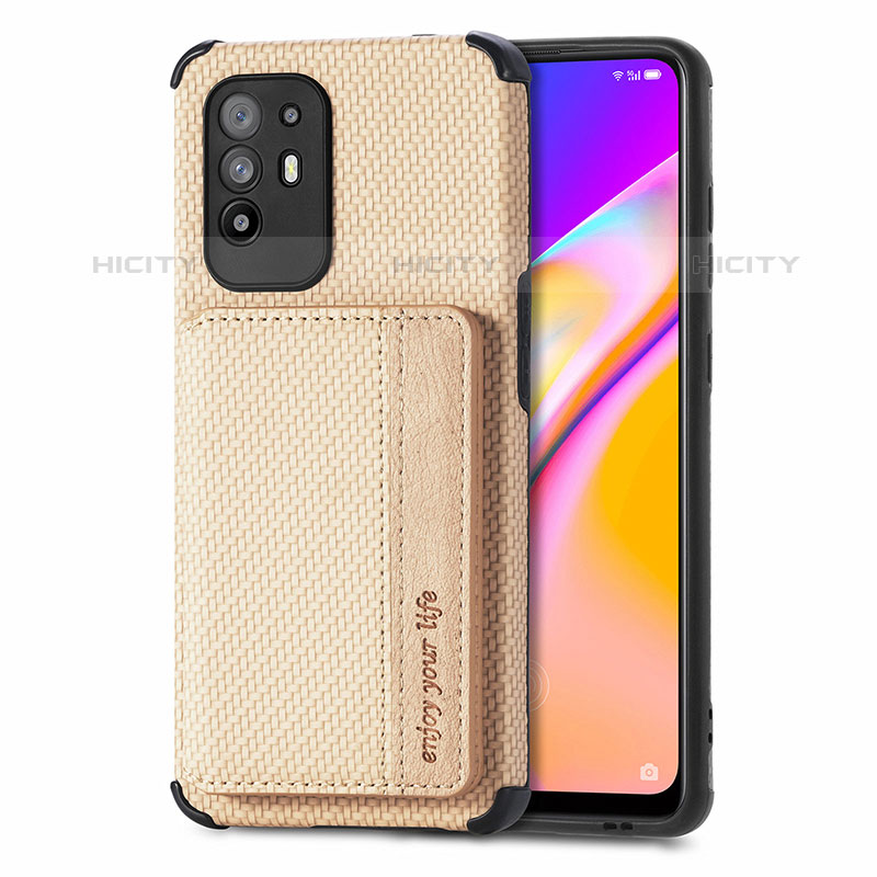 Coque Ultra Fine Silicone Souple Housse Etui avec Aimante Magnetique S01D pour Oppo A94 5G Plus