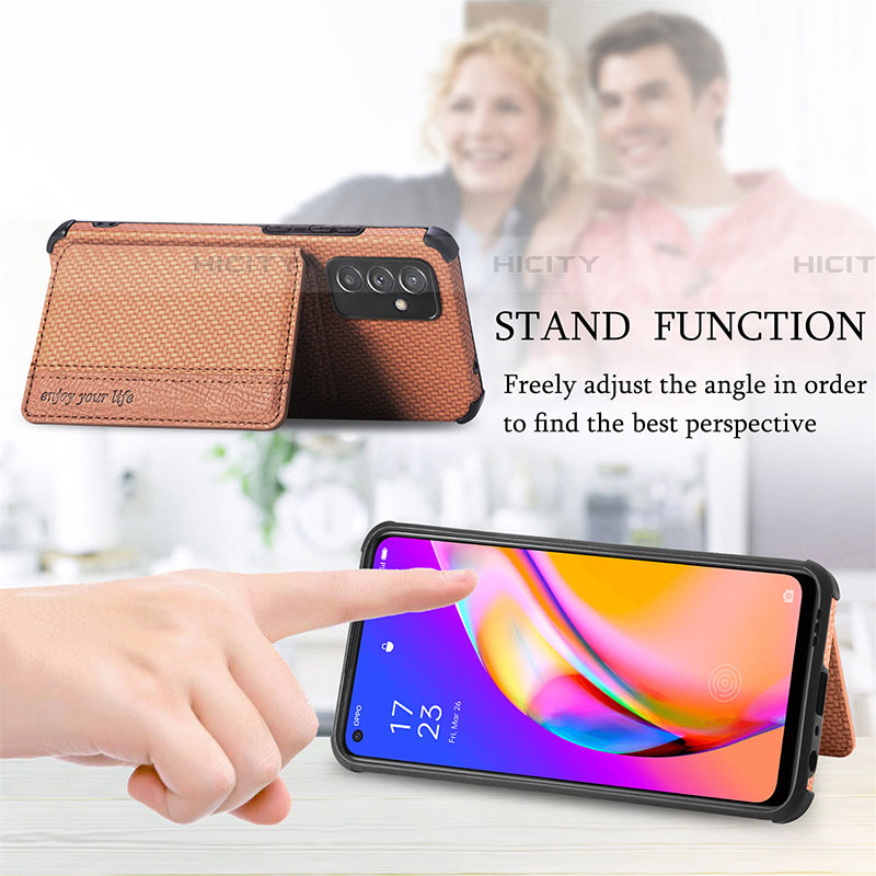 Coque Ultra Fine Silicone Souple Housse Etui avec Aimante Magnetique S01D pour Samsung Galaxy A05s Plus