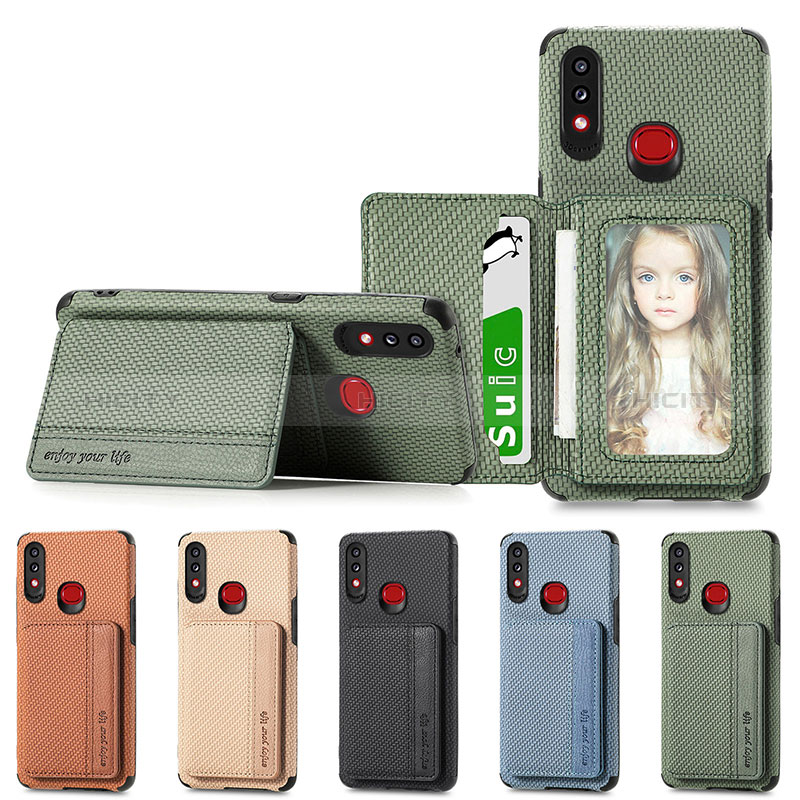 Coque Ultra Fine Silicone Souple Housse Etui avec Aimante Magnetique S01D pour Samsung Galaxy A10s Plus