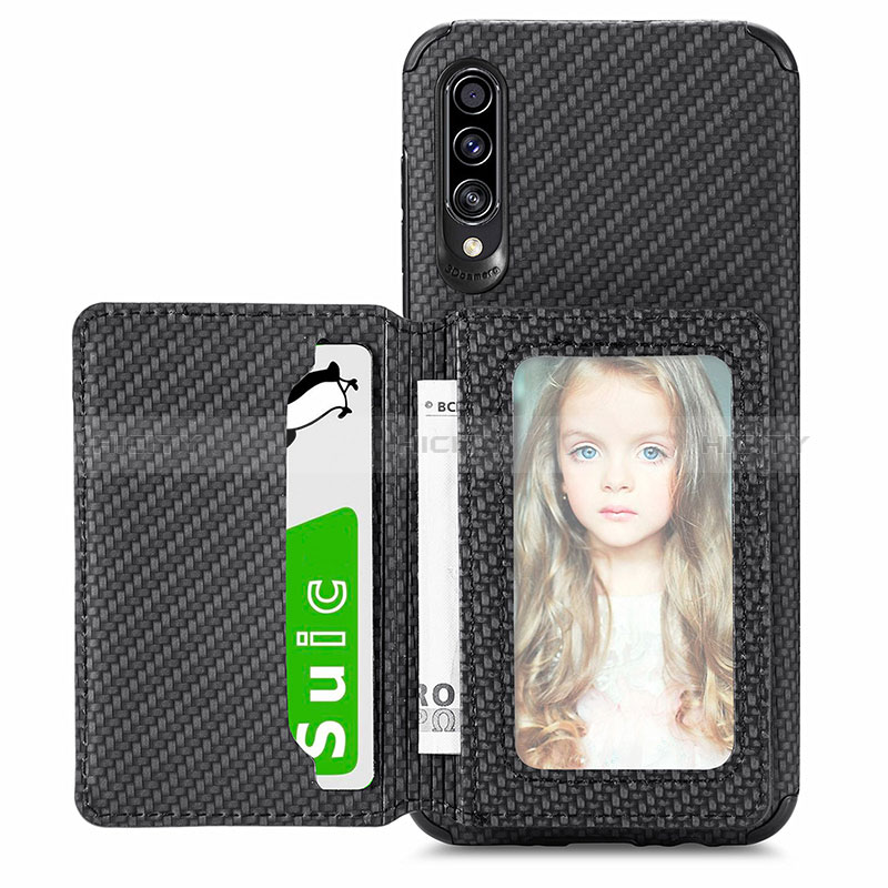 Coque Ultra Fine Silicone Souple Housse Etui avec Aimante Magnetique S01D pour Samsung Galaxy A30S Plus