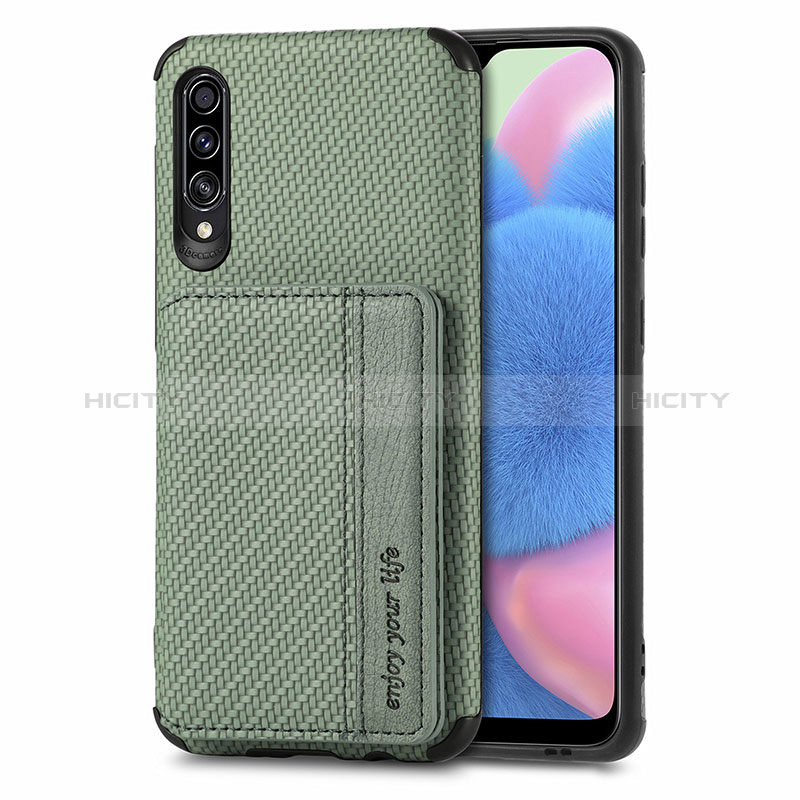 Coque Ultra Fine Silicone Souple Housse Etui avec Aimante Magnetique S01D pour Samsung Galaxy A30S Plus