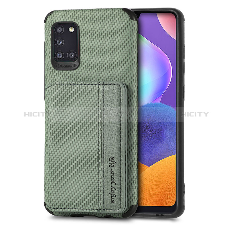 Coque Ultra Fine Silicone Souple Housse Etui avec Aimante Magnetique S01D pour Samsung Galaxy A31 Plus