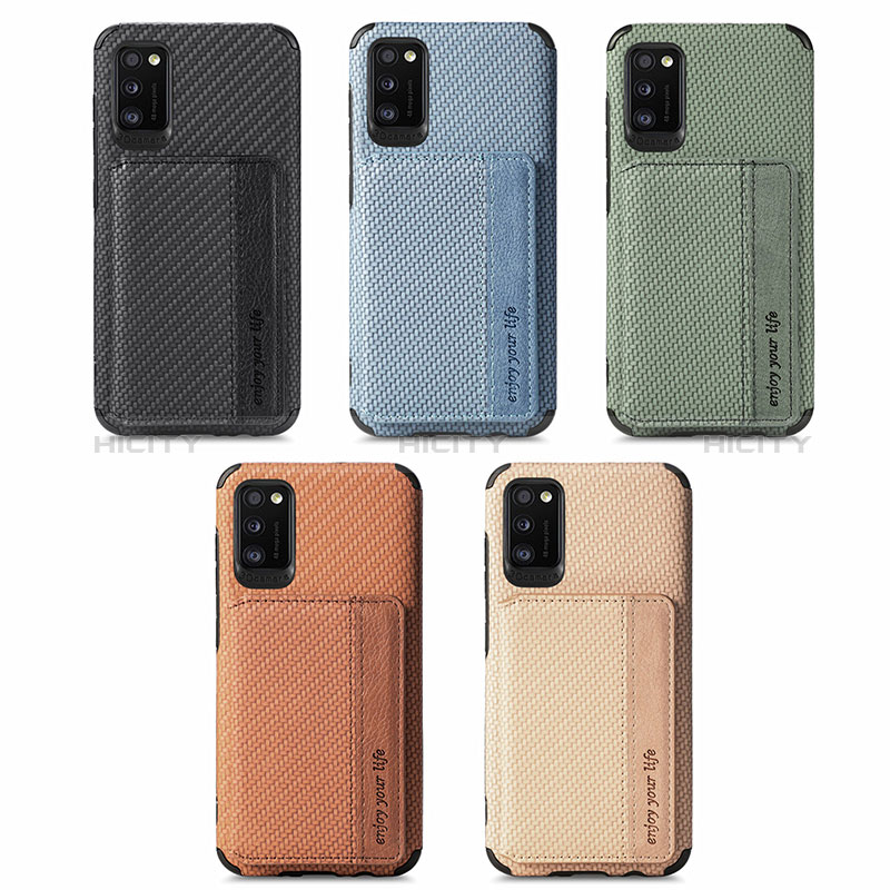 Coque Ultra Fine Silicone Souple Housse Etui avec Aimante Magnetique S01D pour Samsung Galaxy A41 Plus