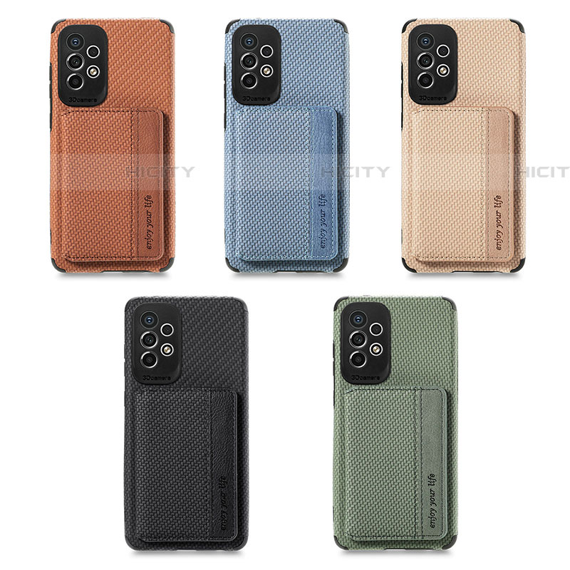 Coque Ultra Fine Silicone Souple Housse Etui avec Aimante Magnetique S01D pour Samsung Galaxy A53 5G Plus