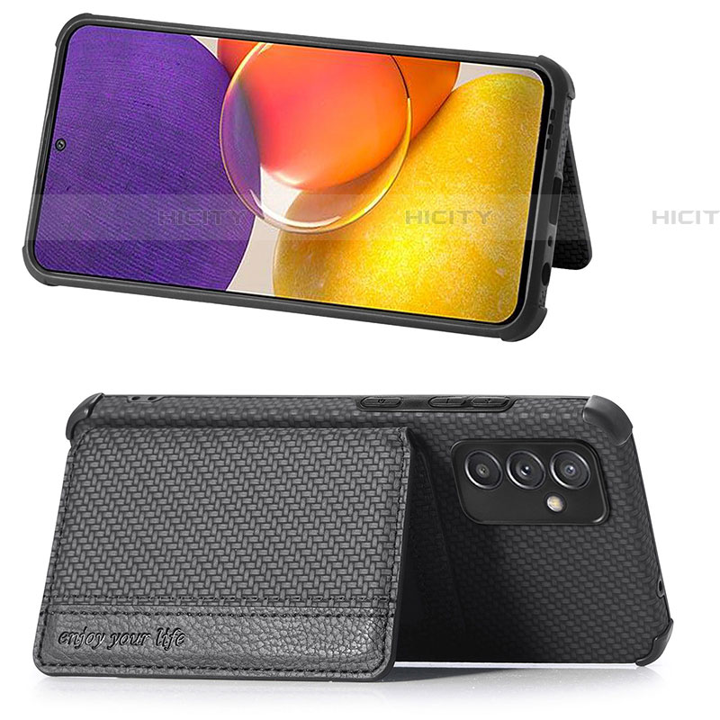 Coque Ultra Fine Silicone Souple Housse Etui avec Aimante Magnetique S01D pour Samsung Galaxy F34 5G Plus