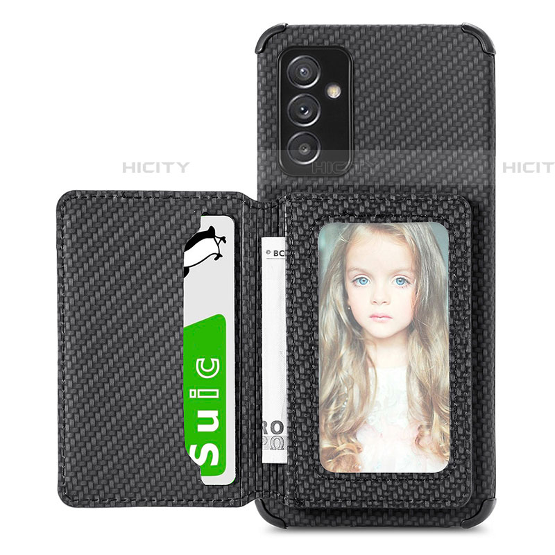 Coque Ultra Fine Silicone Souple Housse Etui avec Aimante Magnetique S01D pour Samsung Galaxy F34 5G Plus