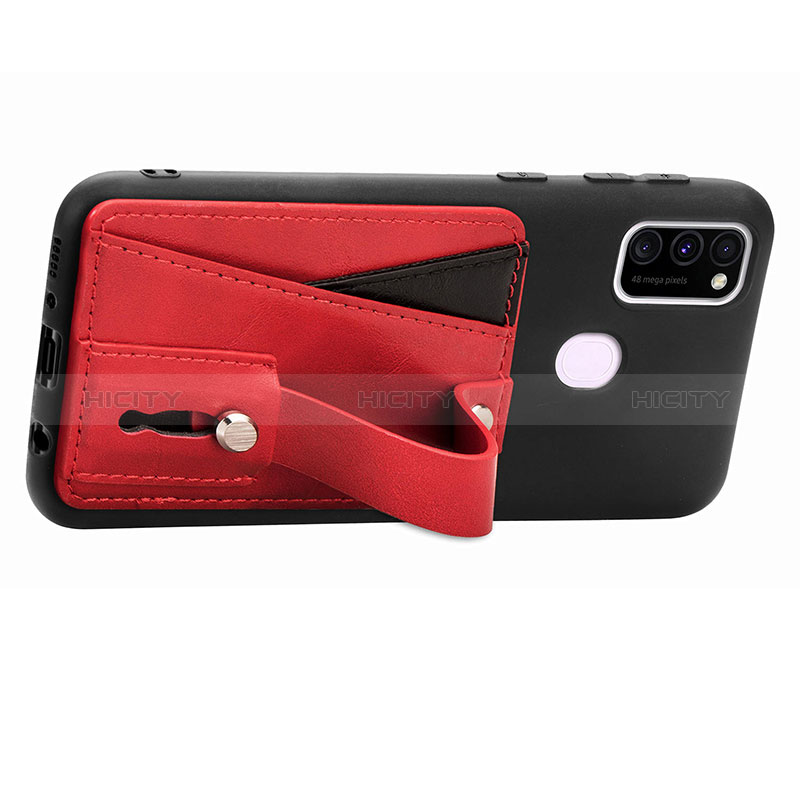 Coque Ultra Fine Silicone Souple Housse Etui avec Aimante Magnetique S01D pour Samsung Galaxy M21 Plus