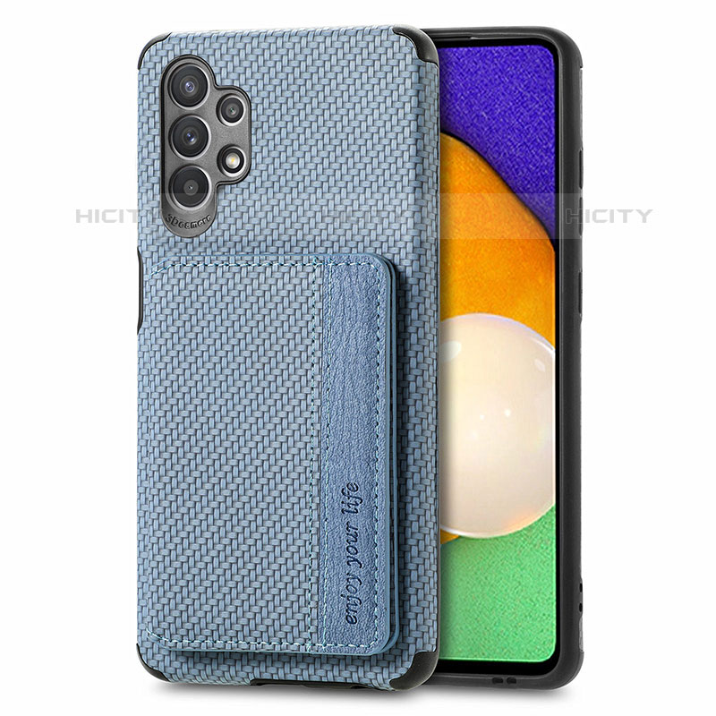 Coque Ultra Fine Silicone Souple Housse Etui avec Aimante Magnetique S01D pour Samsung Galaxy M32 5G Plus