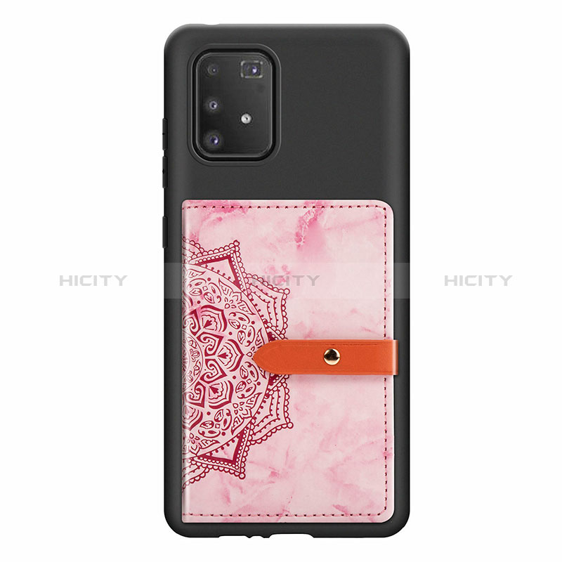 Coque Ultra Fine Silicone Souple Housse Etui avec Aimante Magnetique S01D pour Samsung Galaxy S10 Lite Plus