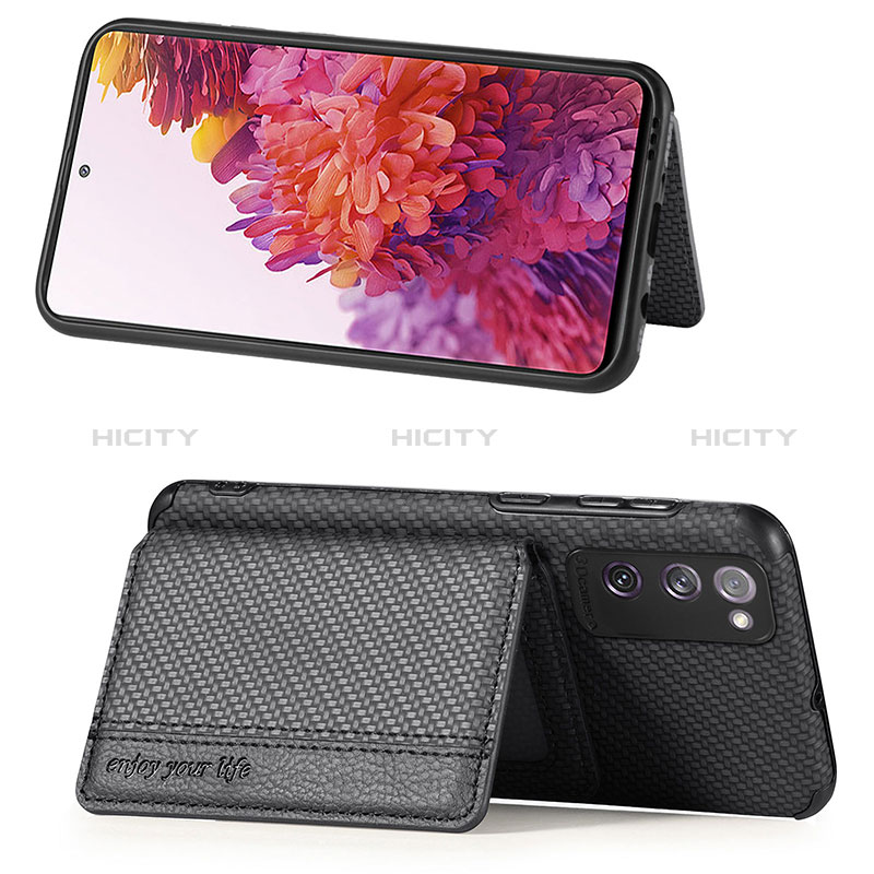 Coque Ultra Fine Silicone Souple Housse Etui avec Aimante Magnetique S01D pour Samsung Galaxy S20 FE 5G Plus