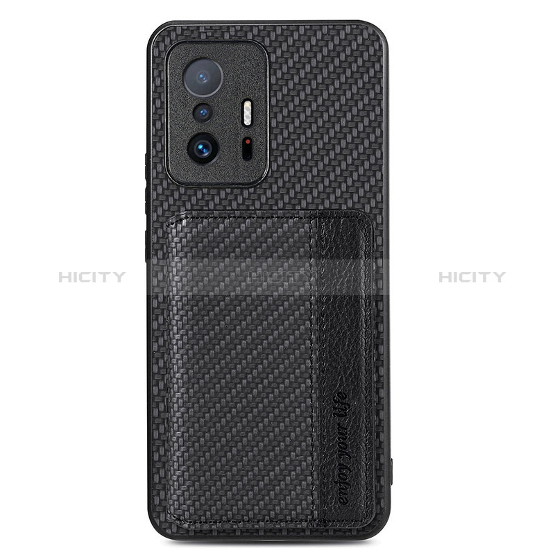 Coque Ultra Fine Silicone Souple Housse Etui avec Aimante Magnetique S01D pour Xiaomi Mi 11T Pro 5G Noir Plus