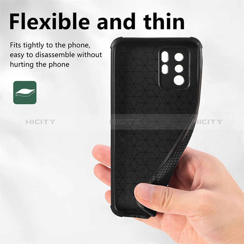 Coque Ultra Fine Silicone Souple Housse Etui avec Aimante Magnetique S01D pour Xiaomi Poco X3 GT 5G Plus