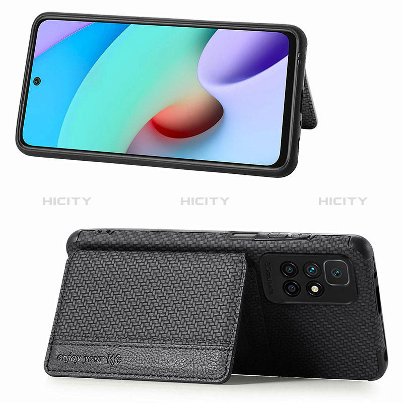 Coque Ultra Fine Silicone Souple Housse Etui avec Aimante Magnetique S01D pour Xiaomi Redmi 10 (2022) Plus