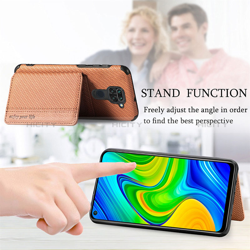 Coque Ultra Fine Silicone Souple Housse Etui avec Aimante Magnetique S01D pour Xiaomi Redmi 10X 4G Plus