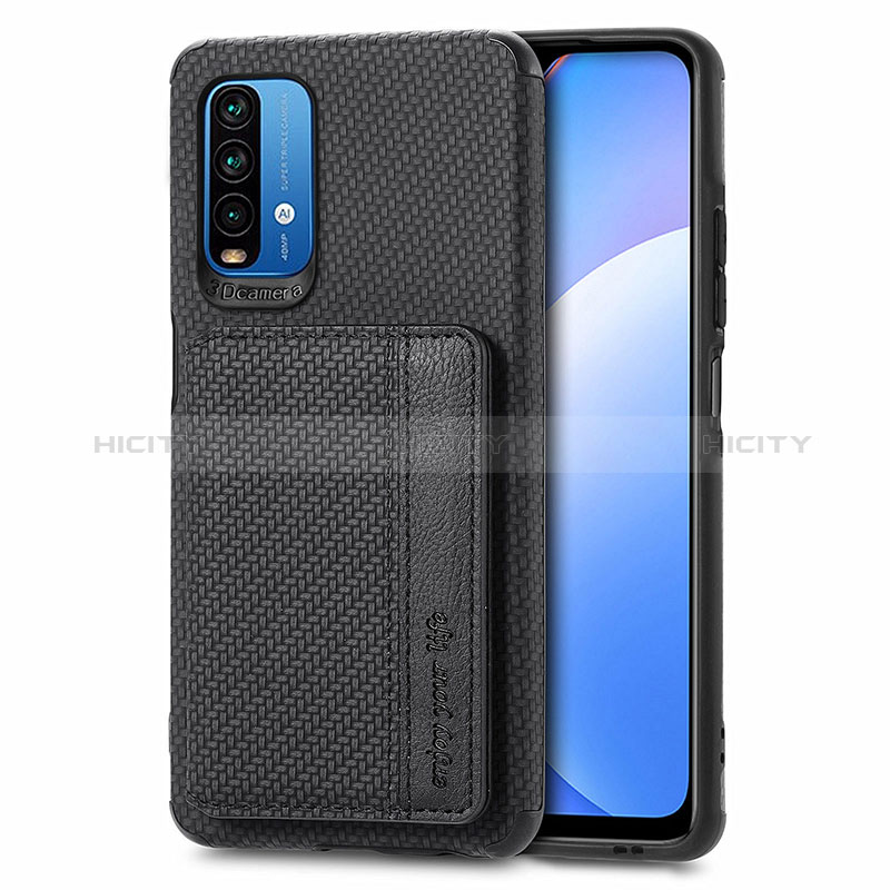 Coque Ultra Fine Silicone Souple Housse Etui avec Aimante Magnetique S01D pour Xiaomi Redmi 9 Power Plus