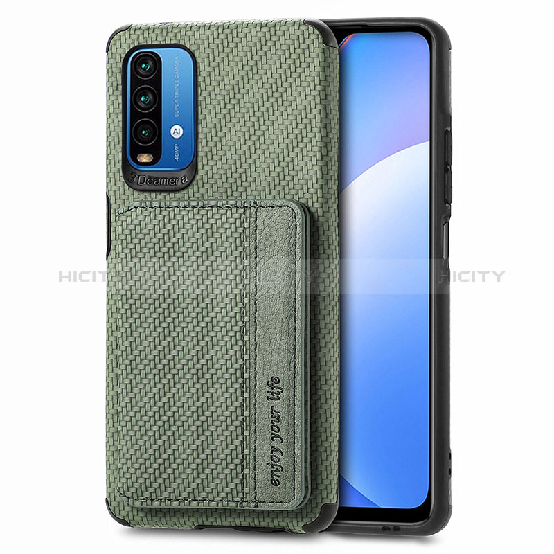 Coque Ultra Fine Silicone Souple Housse Etui avec Aimante Magnetique S01D pour Xiaomi Redmi 9 Power Plus