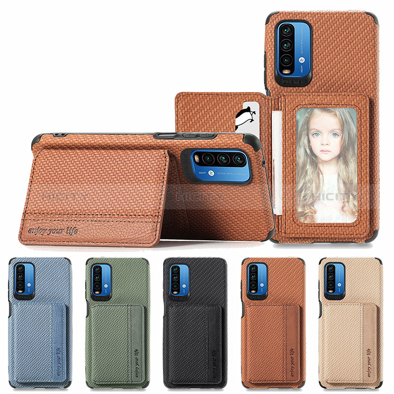 Coque Ultra Fine Silicone Souple Housse Etui avec Aimante Magnetique S01D pour Xiaomi Redmi 9 Power Plus