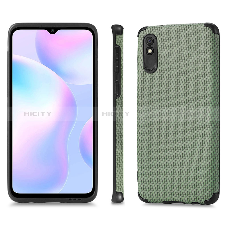 Coque Ultra Fine Silicone Souple Housse Etui avec Aimante Magnetique S01D pour Xiaomi Redmi 9AT Plus