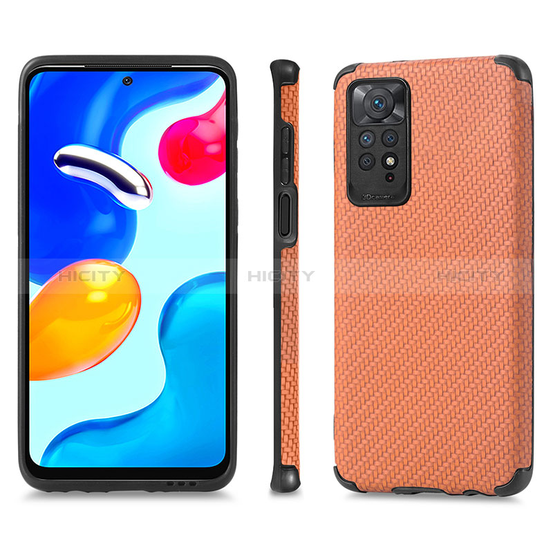 Coque Ultra Fine Silicone Souple Housse Etui avec Aimante Magnetique S01D pour Xiaomi Redmi Note 11 4G (2022) Plus