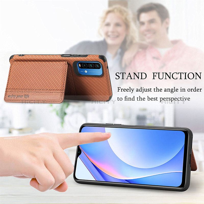 Coque Ultra Fine Silicone Souple Housse Etui avec Aimante Magnetique S01D pour Xiaomi Redmi Note 9 4G Plus