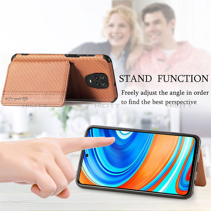 Coque Ultra Fine Silicone Souple Housse Etui avec Aimante Magnetique S01D pour Xiaomi Redmi Note 9 Pro Max Plus