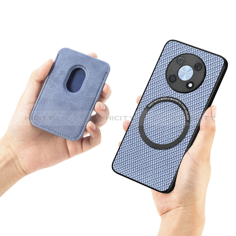 Coque Ultra Fine Silicone Souple Housse Etui avec Aimante Magnetique S02D pour Huawei Enjoy 50 Pro Plus