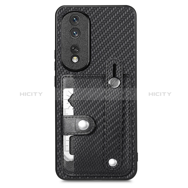 Coque Ultra Fine Silicone Souple Housse Etui avec Aimante Magnetique S02D pour Huawei Honor 80 Pro 5G Plus