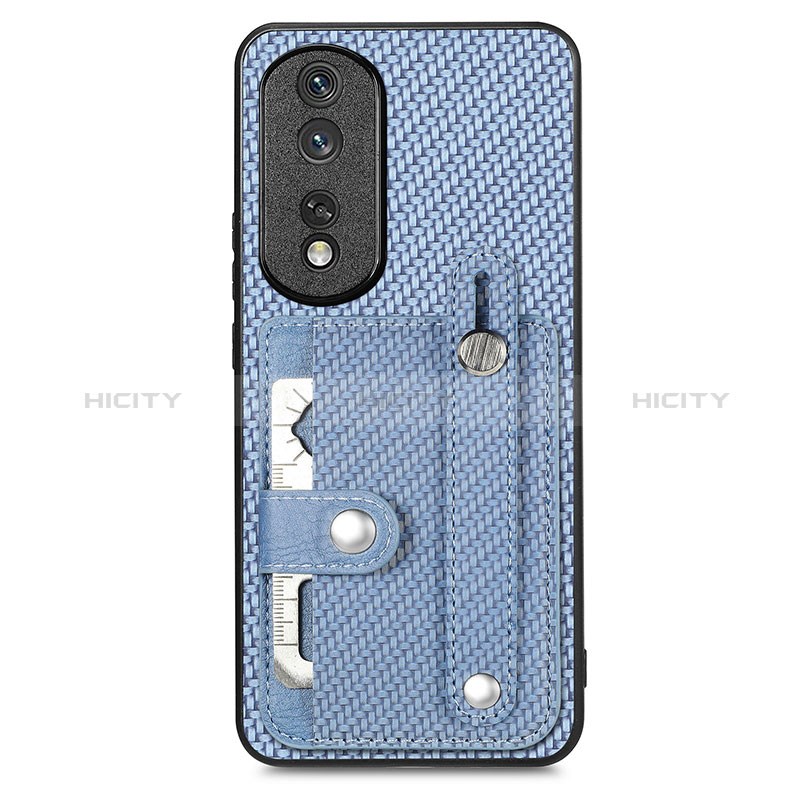 Coque Ultra Fine Silicone Souple Housse Etui avec Aimante Magnetique S02D pour Huawei Honor 80 Pro 5G Plus