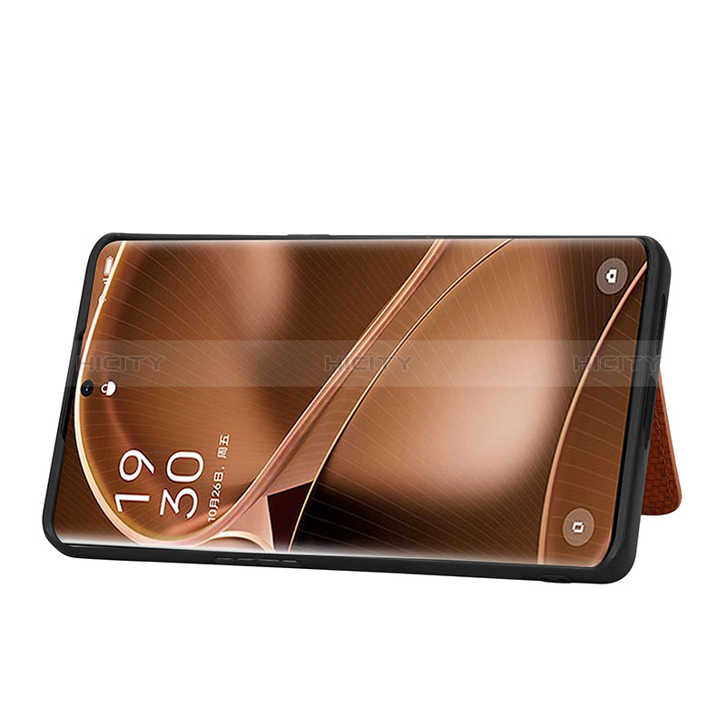 Coque Ultra Fine Silicone Souple Housse Etui avec Aimante Magnetique S02D pour Oppo Find X6 5G Plus