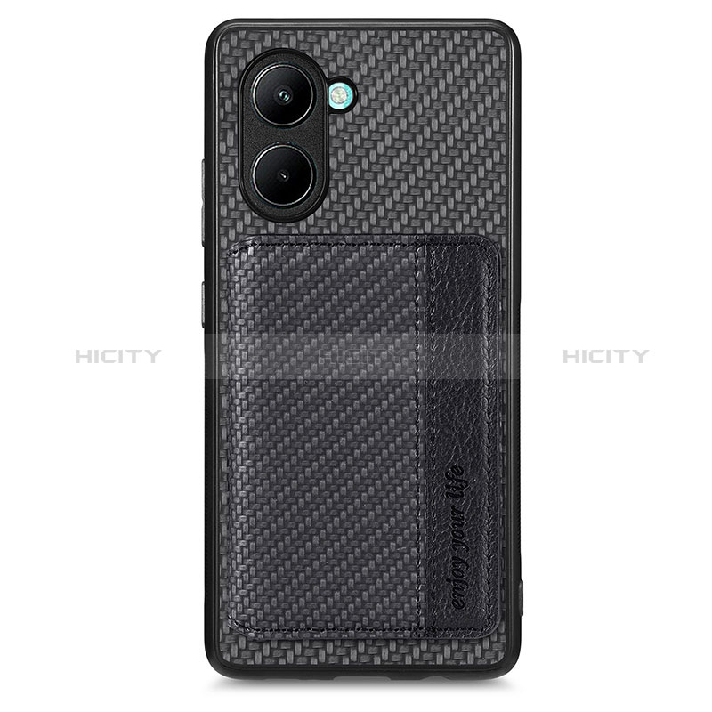 Coque Ultra Fine Silicone Souple Housse Etui avec Aimante Magnetique S02D pour Realme C33 (2023) Plus