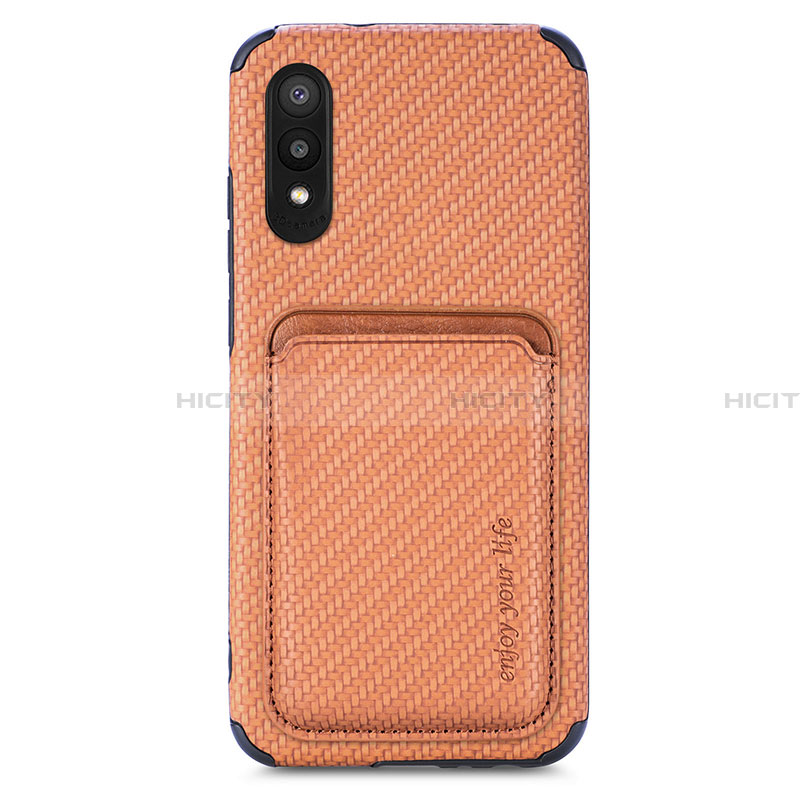 Coque Ultra Fine Silicone Souple Housse Etui avec Aimante Magnetique S02D pour Samsung Galaxy A02 Plus