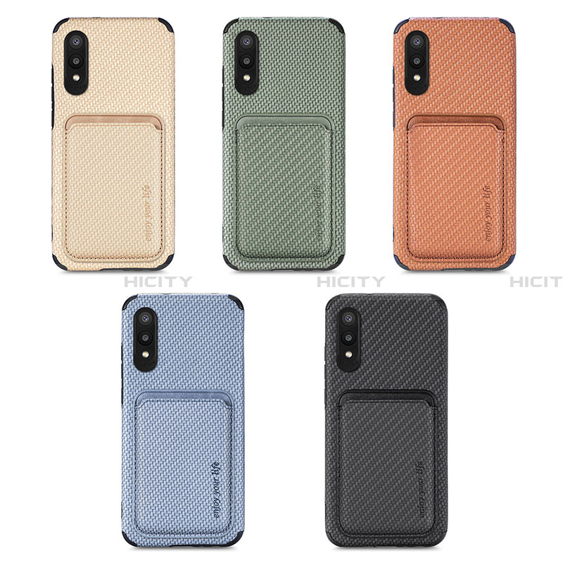 Coque Ultra Fine Silicone Souple Housse Etui avec Aimante Magnetique S02D pour Samsung Galaxy A02 Plus