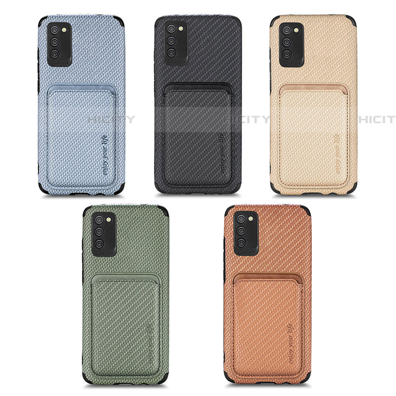 Coque Ultra Fine Silicone Souple Housse Etui avec Aimante Magnetique S02D pour Samsung Galaxy A03s Plus