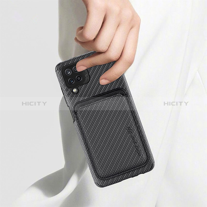 Coque Ultra Fine Silicone Souple Housse Etui avec Aimante Magnetique S02D pour Samsung Galaxy A12 5G Plus