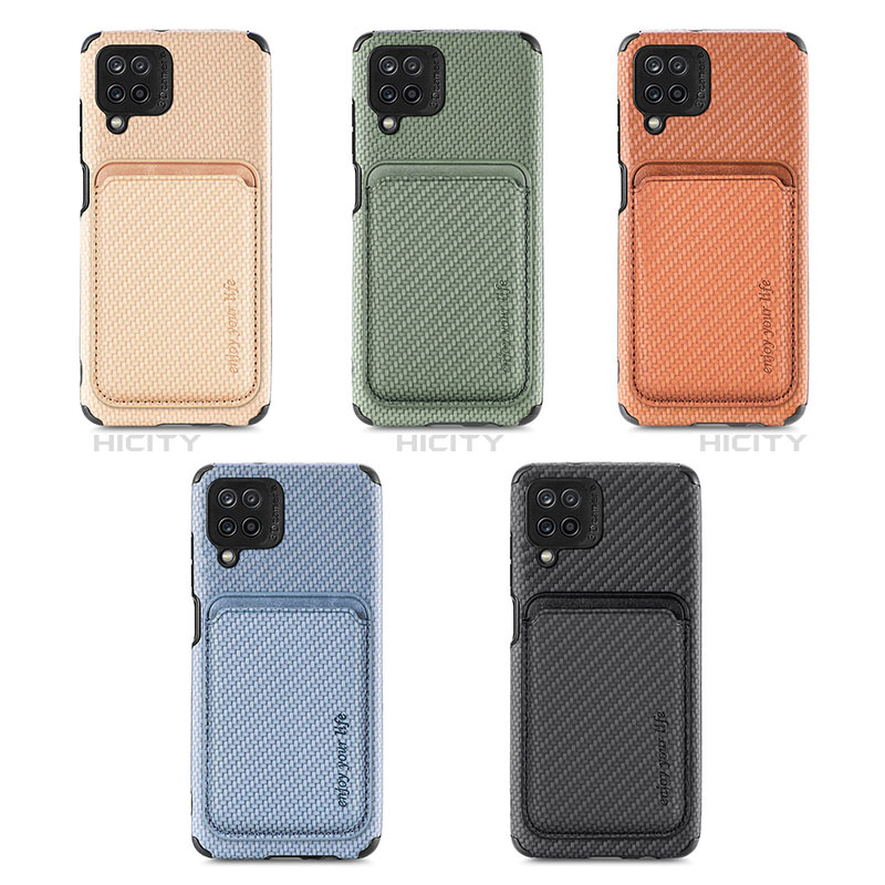 Coque Ultra Fine Silicone Souple Housse Etui avec Aimante Magnetique S02D pour Samsung Galaxy A12 Nacho Plus