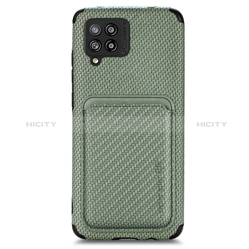 Coque Ultra Fine Silicone Souple Housse Etui avec Aimante Magnetique S02D pour Samsung Galaxy A42 5G Plus